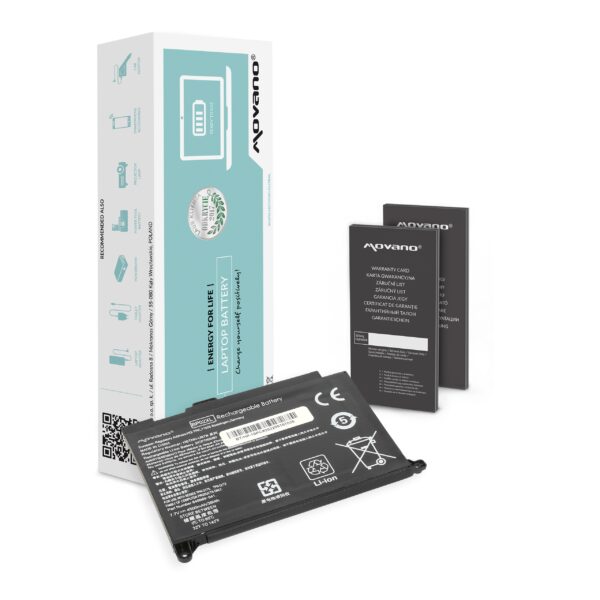 Bateria Movano 7.7V 4500mAh (35Wh) para Portátil HP Pavilion 15-AU e 15-AW Series - Substituição BP02XL