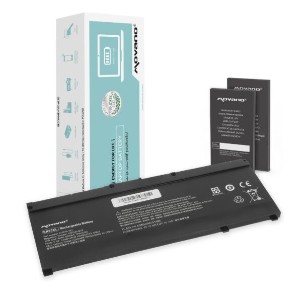 Bateria Movano para HP Pavilion Gaming 15, 17 SR03XL -4380 mAh