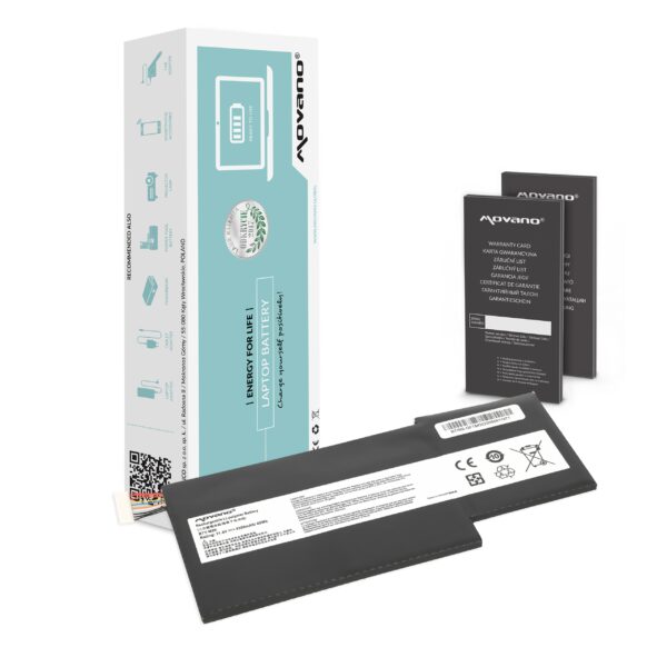Bateria Movano 11.4V 4300mAh (49Wh) para Portátil MSI GF63, GF75, GS63, GS73 (BTY-M6K)