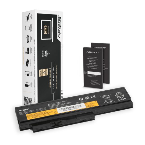 Bateria Movano Premium 6400mAh para Portátil Lenovo ThinkPad X230 X230i - Alta Capacidade