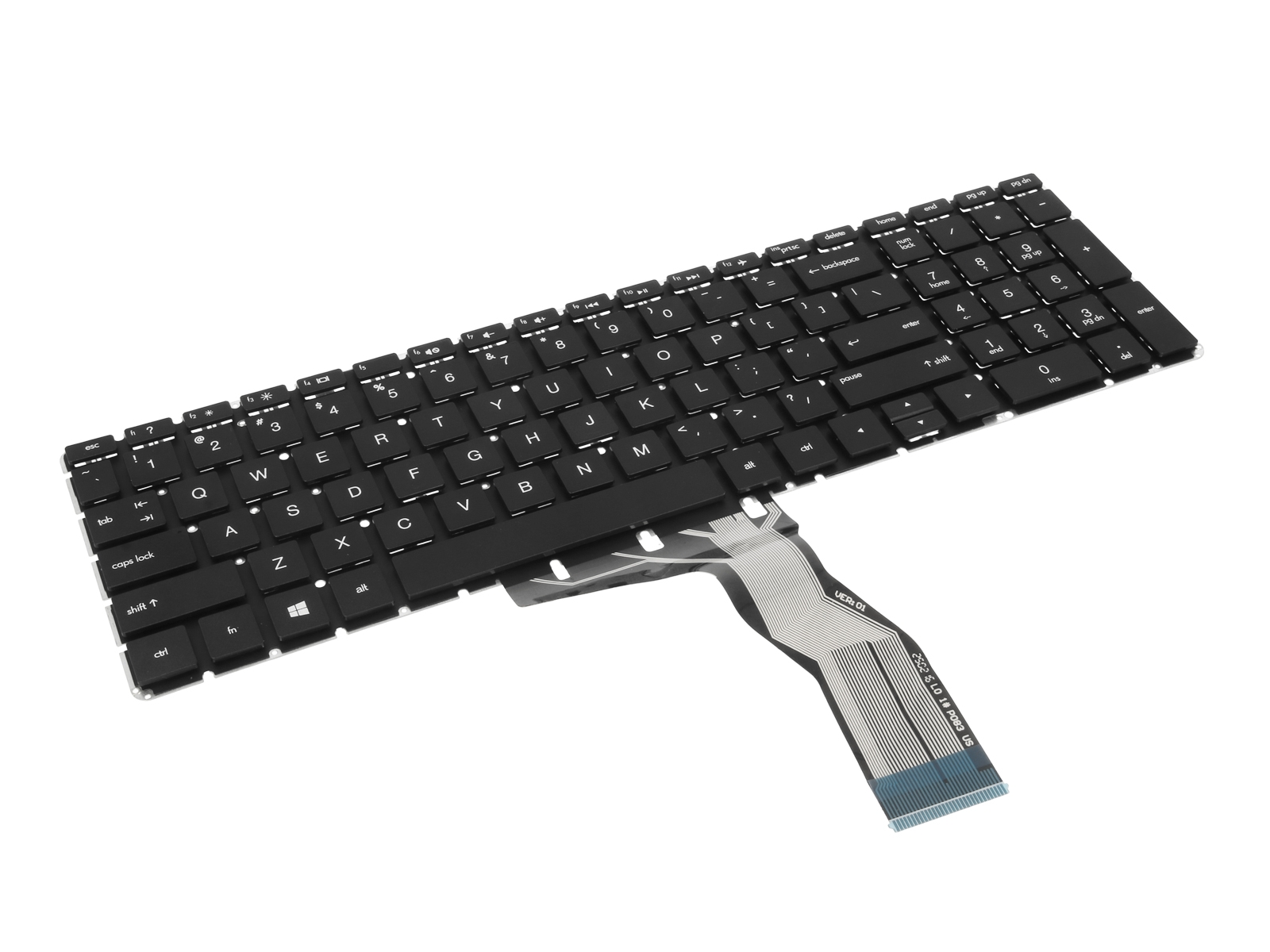 Teclado para HP 250 G6, 255 G6, 17-BS - QWERTY US