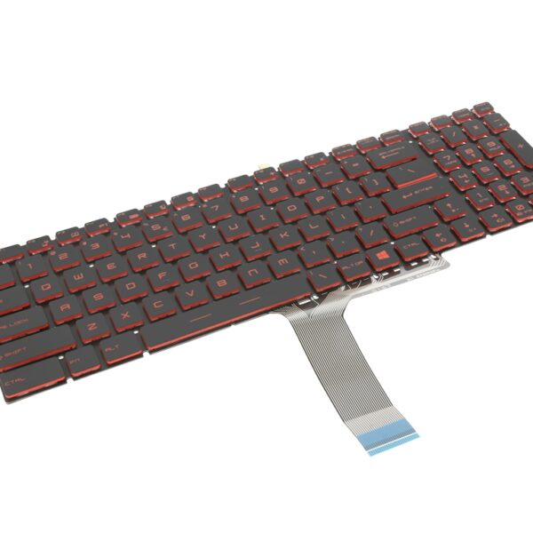 Teclado QWERTY US Retroiluminado para Portátil MSI GF75, GL75, GV62, GV72 Series - Green Computer