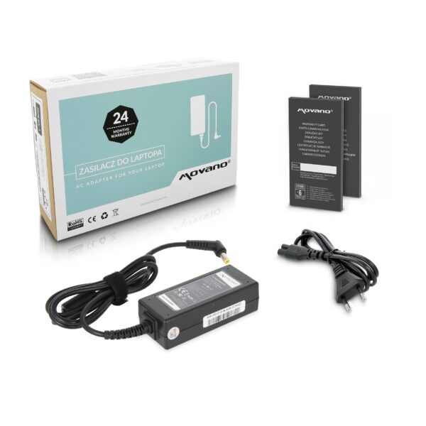 Carregador Movano 45W 19V 2.37A (5.5x1.7mm) para Portátil Acer - Compatível com Aspire, Extensa, TravelMate