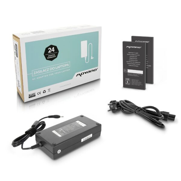 Carregador Movano 19.5V 9.23A 180W (5.5x2.5mm) para Portátil Asus - Green Computer