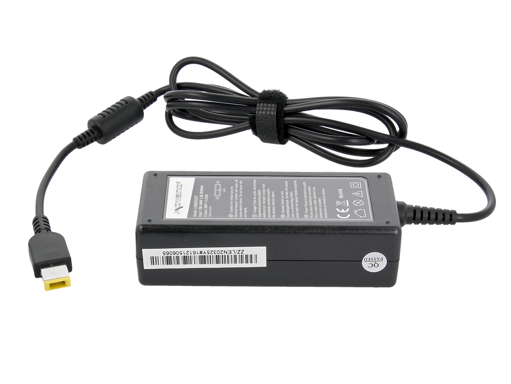 Carregador Movano 65W 20V 3.25A Retangular 11.0x4.5mm para Portáteis Lenovo IdeaPad e ThinkPad Series - Image 2